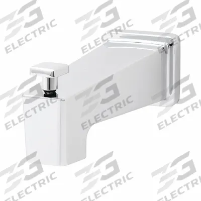 SPEAKMAN Diverter Tub Spout: 1/2 in Connection Size, Slip-Fit Connection - Bathtub Spouts with Pull-Up Diverters