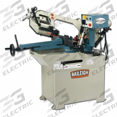 BAILEIGH INDUSTRIAL Band Saw: 10 1/4 in x 4 5/16 in, 66 to 280 SFPM, 0° to 60°, 1 Phase - Mitering Manual Horizontal Band Saws