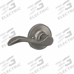 SCHLAGE RESIDENTIAL Seville Lever Lockset: Passage Lever Locksets, Nickel, ADA Compliant (MPN J10-SEV-619). Key specifications — Ligature Resistance: Not Ligature-Resistant; Brand: SCHLAGE RESIDENTIAL; Lockset Function ANSI Code: F75; Visual Indicator Message: No Message; Lockset Style: Seville; ADA Compliant: Yes; Finish: Satin Nickel-Plated : Metal.