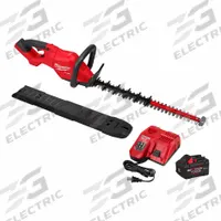 MILWAUKEE Hedge Trimmer Kit: M18™ Platform, 1 1/4 in Cutting Wd, 24 in Blade Lg, Double-Sided Blade (MPN 3033-21). Key specifications — attr994967: MILWAUKEE; attr994962: (1) 8.0 Ah.