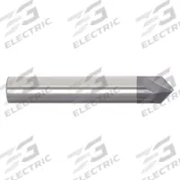 APPROVED VENDOR Chamfer Mill: Carbide, AlTiN Coated, 2 Flute, 90°, 1/2" Mill Dia, 3" OAL (MPN 209-092500B)