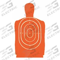 ACTION TARGET Shooting Range Targets: Paper, Silhouette Target, 3 3/4 ft Ht, 24 in Wd, Orange, 50 PK (MPN B-27S Orange-50). Key specifications — Color: Orange; Target Style: Silhouette; Target Grouping: Scoring and Qualification; Material: Paper; Brand: ACTION TARGET.