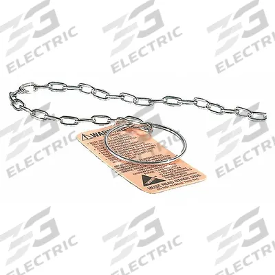 CHERNE Replacement Ring and Chain: Stainless Steel, 24 in Overall Lg - Blocking Plug Replacement Parts & Accessories