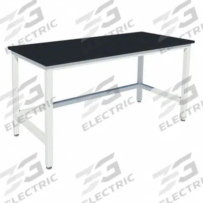INSTOCK Heavy Duty Table: 24 in Overall Wd, 36 in Overall Ht, 4 ft Overall Lg, Phenolic - Fixed-Height Laminate Surfaced Lab Tables