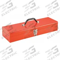 PROTO Tool Box: 19 in W 7 3/4 in D 1 5/8 in H, Steel, Red, Hinged Lid, 1 Compartments (MPN J5496R). Key specifications — attr1116905: Red; attr1116917: Hinged; attr1116946: PROTO.