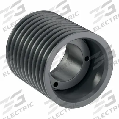 APPROVED VENDOR V-Belt Pulley: 3V475, 10 Groove, 4.75 in OD, Bushed Bore - Bushed-Bore Cast-Iron Wedge V-Belt Pulleys