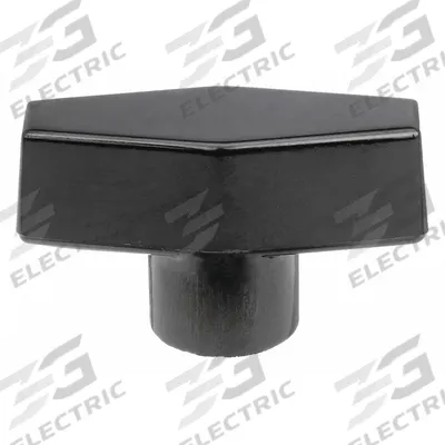 DAVIES Hand Knob: T, Thermoset, 3/8"-16 Thread, 22 mm Thread Lg - T-Handle Knobs with Threaded Hole