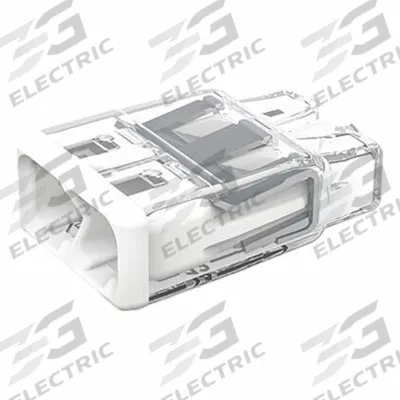 WAGO Push-In Wire Connector: 2773 Series, 2 Port, 20 AWG – 12 AWG Solid Wire Size Range - Push-In Connectors