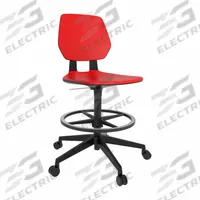 SAFCO PRODUCTS Task Chair: Commute, Plastic Material, 17 3/4 in Seat Wd, 18 in Seat Dp, Tilting Back (MPN 7827RD). Key specifications — attr995518: Commute; attr982877: Black; attr982913: Yes; attr982865: Red; attr982870: SAFCO PRODUCTS; attr982901: Red.
