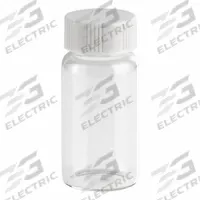 QORPAK Scintillation Vial with Cap: 20 mL, Includes Closure, Urea, 27.5 mm Body Dia, Square (MPN 340146). Key specifications — Body Color: Colorless; Screw Closure Size: 22-400; Brand: QORPAK; Bottom Shape: Square; Self-Standing: Self-Standing.