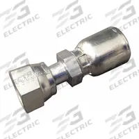 AEROQUIP Hydraulic Crimp Fitting: Steel x Steel, Straight, -12 For Hose Dash Size, ORS x Crimp (MPN FJ3468-1212S). Key specifications — Fitting Gender: Female x Genderless; Fitting Connection Type: ORS x Crimp; For Hose Dash Size: -12; Thread Size: 1-3/16"-12; Brand: AEROQUIP.