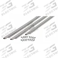 APPROVED VENDOR Door Weatherstripping: Kerf Insert, 84 in Lg, 1/4 in Wd, 1 in Ht (MPN 1VZR8). Key specifications — Insert Material: Vinyl; Flange Material: Aluminum; Brand: APPROVED VENDOR.
