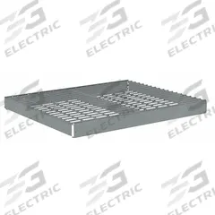 TENNSCO Shelf: 42 in x 30 in, 2,500 lb Load Capacity, Steel, 5 ga Decking, Gray, Shelf (MPN ZLCS-4230W). Key specifications — Decking Material: Steel; Includes: (4) Beams; Decking Finish: Zinc Plated; Shelf Configuration: Single Straight; Color: Gray; Frame Material: Steel; Brand: TENNSCO; Frame Finish: Zinc Plated.
