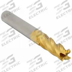 APPROVED VENDOR Square End Mill: Carbide, TiN Coated, 4 Flute, 23/64" Mill Dia, 1" LOC, 2-1/2" OAL (MPN 206-001165)