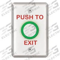 SDC Exit Push Button: 4 1/2 in Ht, 2 7/8 in Wd, Stainless Steel, Gray (MPN 463U). Key specifications — Product Type: Exit Push Button; Brand: SDC; Color: Gray.