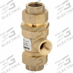 WATTS Dual Check w Atmospheric Vent: 9D, 3/4 in Pipe Size, FNPT x FNPT, 18.7 gpm Flow Rate, Brass (MPN 9D-M2-3/4"). Key specifications — Brand: WATTS; Connection Type: FNPT x FNPT.