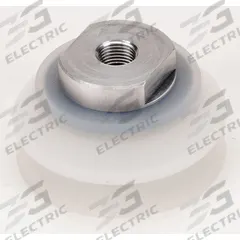 SMC Vacuum Pad Assembly: Bellows, M16x1.50 Vacuum Port, 80 mm Pad Dia, Food Grade Silicone Rubber (MPN ZPT80HBS-B16). Key specifications — attr1019136: ZPT80HBS-B16; attr1019138: SMC; attr1019139: 50A.