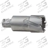 MILWAUKEE Annular Cutter: 1 3/4 in Cutter Dia, 2 in Max Cutting Dp, Bright, Carbide, Weldon Flat (MPN 49-59-4175). Key specifications — attr253884: No; attr253885: Bright; attr253886: Carbide; attr253887: Weldon Flat; attr253888: Fractional Inch; attr277149: MILWAUKEE.