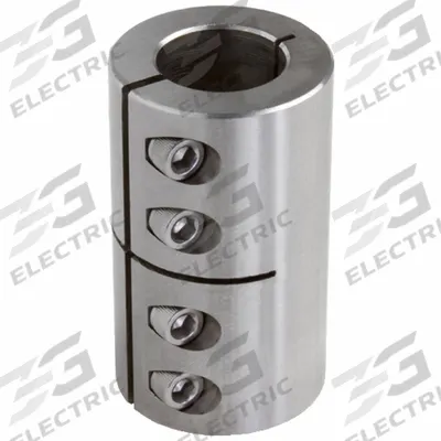 CLIMAX METAL PRODUCTS Rigid Shaft Coupling: 3/4 in Bore Dia 1, 3/4 in Bore Dia 2, Round - One-Piece Rigid Shaft Couplings