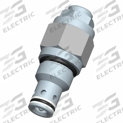 BUCHER HYDRAULICS Cartridge Valve: Screw-In, Screwdriver Adjustment, C10-20 Valve Cavity Size - Flow Control Cartridge Valves