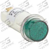 APPROVED VENDOR Raised Panel Light: Green, 12 mm Panel Mounting Hole Dia, Neon, Nylon, 0.187 in Tab (MPN 20C852). Key specifications — Brand: APPROVED VENDOR; Electrical Connection: 0.187 in Tab.