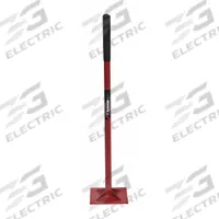 SEYMOUR MIDWEST Tamper: Steel Blade, 10 in Wd, 10 in Blade, Steel Handle, 48 in Lg (MPN 85010GRA). Key specifications — Handle Material: Steel; Handle Type: Double-Dip Grip; Blade Material: Steel.