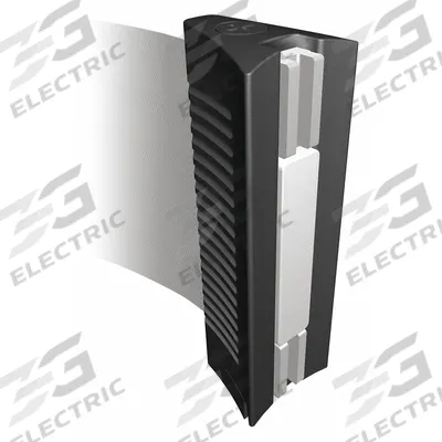 TENSABARRIER Magnetic Belt End: Black - Retractable Belt Barrier Ends