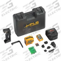 PACIFIC LASER SYSTEMS Cross Line Laser Kit: 2 Lines and 4 Dots, Green Beam, 0 Planes, Included (MPN PLS 180G RBP KIT). Key specifications — attr935979: Alkaline; attr934757: PACIFIC LASER SYSTEMS; attr936112: ±1/8 in @ 30 ft; attr936114: Pendulum Self-Leveling; attr935981: Target.