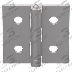 Butt Hinge: 2 in x 2 in, 10 Series, For 17/64 in Slot Wd, Silver, Aluminum, 9/32 in Mounting Hole (MPN 10HI8216). Key specifications — Brand: FAZTEK; Product Type: Butt Hinge; Material: Aluminum; Hinge Type: Butt.