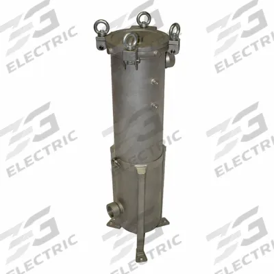 APPROVED VENDOR Filter Housing: 316 Stainless Steel, Bag Trade Size 2, 2 in, Flanged - Stainless Steel Bag Filter Housings