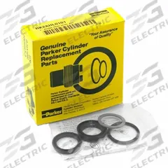PARKER Piston Seal Kit: For 25 mm Bore Dia, Mfr Part # PL025HM005. Key specifications — attr1095747: PL025HM005; attr1095757: (2) 25mm Outer Piston Seal.