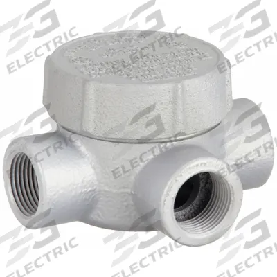 APPLETON ELECTRIC Conduit Outlet Body: Iron, GRJ, 3/4 in Trade Size, T Body - T Round Body - Tee Type