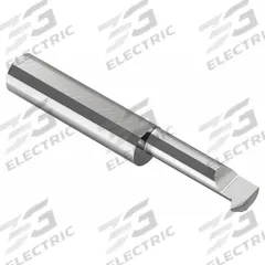 MICRO 100 Threading Tool: 3/8 in Shank Dia., Bright (Uncoated), 0.1330 in Center to Cutting Tip (MPN ITL-3201000)
