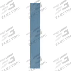ASI GLOBAL Partition Column: Plastic Polymer, Pebble, Blue, 82 in Ht, 12 in Wd, 1 in Thick (MPN 40-90871253-9509). Key specifications — Inner Core Type: Polymer; Brand: ASI GLOBAL PARTITIONS; Color: Blue; Finish/Texture: Pebble.