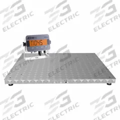 B-TEK Floor Scale: 10,000 lb Wt Capacity - Imperial, 2 lb Readability, Floor Scale, 48 in x 48 in (MPN BT-F-4848S-I-2). Key specifications — Weighing Units: g; Platform Material: Stainless Steel; Connection Ports: RS-232; Brand: B-TEK; Readability: 2 lb.