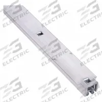 NATIONAL GUARD Automatic Door Bottom: Dual Fin Insert, Aluminum, 36 in Lg, 1 1/2 in Wd, Aluminum (MPN 320V-36"). Key specifications — Brand: NATIONAL GUARD.
