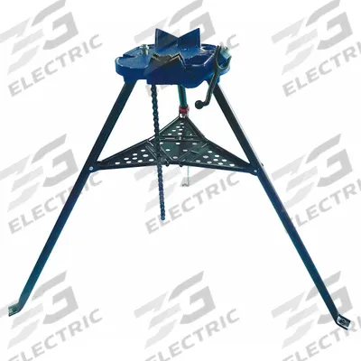 WESTWARD Portable Chain Vise: Folding Leg, 0.13 in – 6 in Pipe Size Range, 6 in Max Ht - Portable Chain Vises