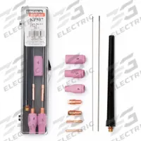 LINCOLN ELECTRIC TIG Torch Consumables Kit: For 9 Series (MPN KP507). Key specifications — Brand: LINCOLN ELECTRIC; Manufacturer Part Number: KP507; Kit Includes: Collet.