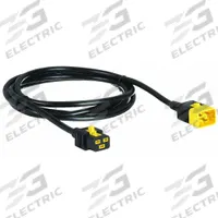 APC BY SCHNEIDER ELECTRIC Power Cord: 1 ft Lg, 3/14, Locking C20 Plug, Locking C19 Receptacle, SJT (MPN AP8716S). Key specifications — Brand: APC BY SCHNEIDER ELECTRIC; Jacket Material: Rubber/Plastic.