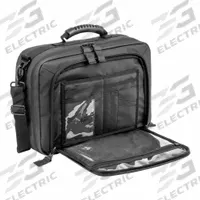 MERET USA Emergency Bag: 12 in L x 15 in W x 6 in D, Tarpaulin, Black, 11-20 in/21-30 in, 0-10 in (MPN M8105TB). Key specifications — Color: Black; Closure Type: Zipper; Features: Customizable Internal Main Compartment with Slider™ System Adjustability; Brand: MERET USA.