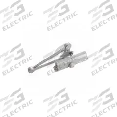 PDQ Door Closer: Parallel Mounting Type, Grade 3 - Light Duty, Aluminum, 11 1/4 in Lg, 2 in Wd (MPN 3101 BC DS 689). Key specifications — Manufacturer Part Number: 3101 BC DS 689; Brand: PDQ; Closer Series: 3100; Closer Type: Non-Hold Open; Compatible with Series: 1260; Location Use: Interior/Exterior; Spring Type: Adjustable; Product Type: Door Closer.