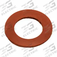 Flat Washer: 1/4 in Screw Sz, Fiber Seal, 0.253 in Inside Dia, 3/8 in Outside Dia, 10 PK (MPN Z8606). Key specifications — Brand: APPROVED VENDOR; Product Type: Flat Washer; System of Measurement: Inch; Seal Material: Fiber; Seal Material Color: Red; FDA Approval: Not FDA Approved; Metal Detection: Not Metal Detectable.