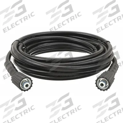 SPEEDAIRE Pressure Washer Hose: 1/4 in ID, 25 ft Lg, PVC, Black - Sewer Hoses