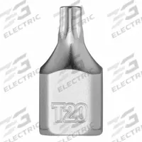MILWAUKEE Bit Socket: 1/4 in Drive Size, Torx Tip, T20 Tip Size, 51/64 in Overall Lg, Fixed Insert (MPN 45-34-1107). Key specifications — attr1213209: Fixed Insert; attr1213211: MILWAUKEE.