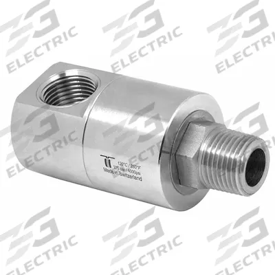 MOSMATIC Rotary Union: Straight, Nickel-Plated C38500 Brass, 1 Passages, 3/4 in Stationary Port - Brass Rotating Joints & Unions