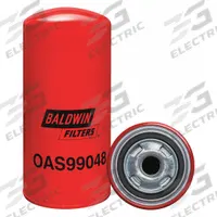BALDWIN FILTERS Automotive Air Filter: Spin-On, Engine, Round, Spin-On, 8 13/32 in Overall Ht, Buses (MPN OAS99048). Key specifications — Brand: BALDWIN FILTERS; Compatible Vehicle Type: Buses; Baldwin Interchange: OAS99048.