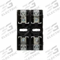BUSSMANN Fuse Block: Open Block Design, 2 Pole, 600 V AC, Pressure Plate, Non-Indicating (MPN JM60030-2PR). Key specifications — Brand: BUSSMANN.