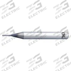 OSG Corner Radius End Mill: Carbide, WXS Coated, 4 Flute, 1.5 mm Mill Dia, 50 mm LOC, 0.1 mm Rad (MPN 3191505)
