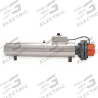 TEMPCO Circulation Heater: 3 Phase, 480V AC, 40,000 W Watt, 5 in Flange Size, 48 W/sq in (MPN CHF02348). Key specifications — Watt Density: 48 W/sq in; Screw Plug Material: Stainless Steel; Sheath Material: Incoloy(R) 840; Brand: TEMPCO; Control Range: 60° to 250°F; Flange Size: 5 in.