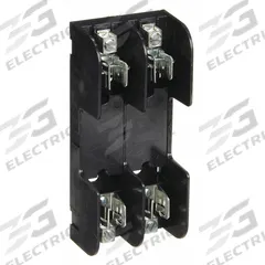 MERSEN Fuse Block: Open Block Design, 2 Pole, 600 V AC, Box Lug, Non-Indicating (MPN 60357R). Key specifications — Brand: MERSEN.